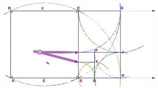 Golden Spiral Compass approximation