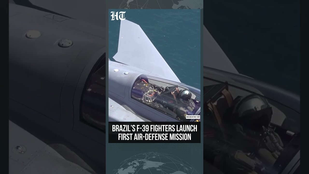 Brazilian Air Force Activates F-39 Gripens for First Live Air-Defence Alert Mission #shorts