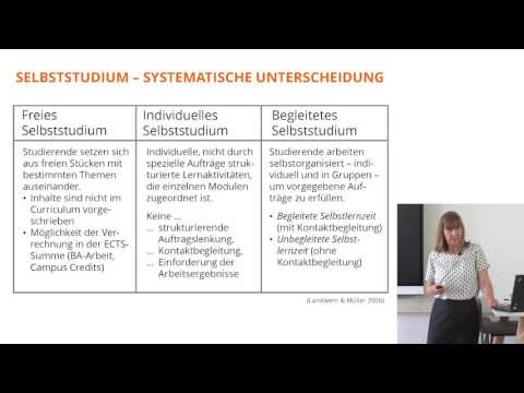 Anne Thillosen, „Lernszenarien im Selbststudium –neue Impulse durch digitale Medien“