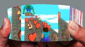 Run Challenge with Steve VS Mutant Zombie - Funny Animation