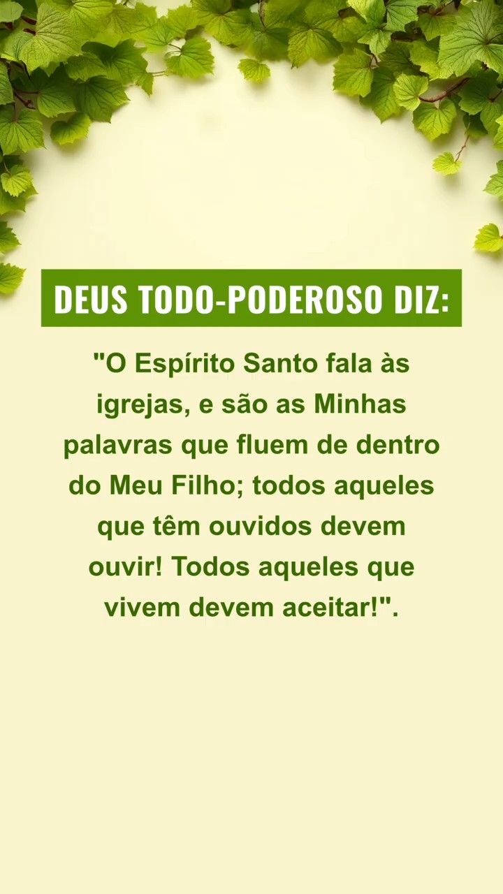 Acalme-se diante de Deus, leia Suas palavras
