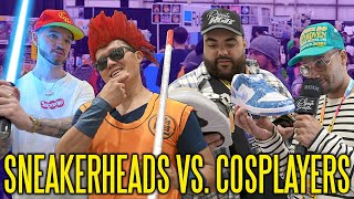 SNEAKERHEADS VS COSPLAYERS *Worlds Collide at Sneaker Expo Bay Area*