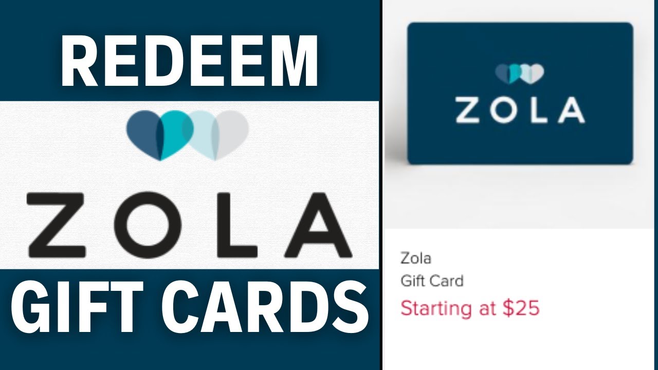 How to Redeem Zola Gift Cards (VERY EASY) YouTube