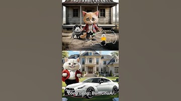 Khi Mèo Con Nhà Giàu Gặp Mèo Con Nhà Nghèo - Cái Kết Bất Ngờ #cat #meow #shorts (Cre: MeowCuk)