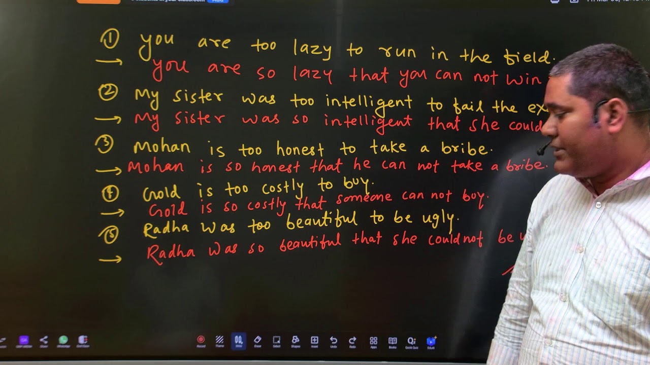 BSEB Class 12 | ENGLISH | Grammar | Remove Too | 12th TOPPERS LEAGUE 2027 | Grip Arena