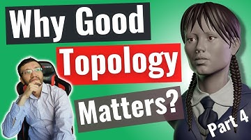 Retopology: Why Is It Important? - "Wednesday" Sculpting Blender Tutorial - Part 4