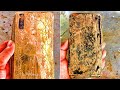 Restoration  Samsung A9S phone destroyed - abandoned | Restore broken smartphone rebuild