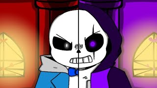 Suddenchange!Sans vs EPIC!Sans(animation)