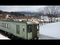 JR飯山線  各駅散策  春待ち列車 part 1（越後川口駅〜森宮野原駅)     spring  wait…