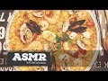 [ASMR]스페인요리 바삭탱글 파에야 이팅사운드/Paella Eating Sounds/No talking/먹방
