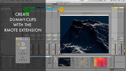 Zwobot - Create Midi Dummy Clips/ RMOTE Extension