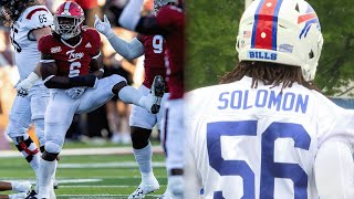 'Big football dreams': Buffalo Bills DE Javon Solomon working to make transition from college to NFL