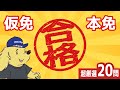 【仮免・本免】これで合格!よく出る運転免許試験問題20問