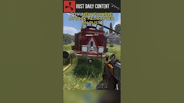 New Player controlled Attack Helicopter in Rust! #rust #rustupdate  #rustshorts #gamingcommunity