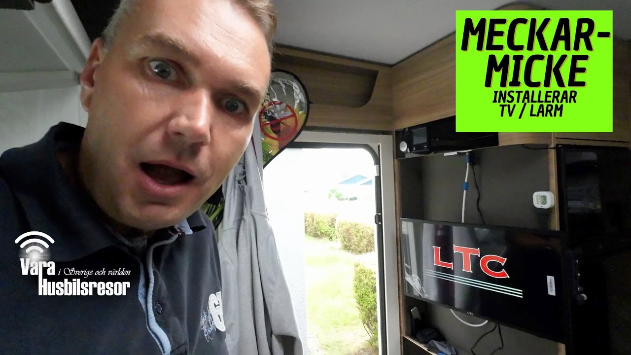 Nytt Larm och ny TV till Husbilen | varahusbilsresor.se