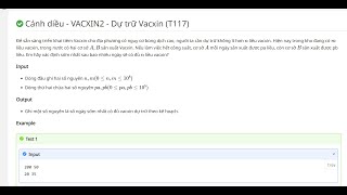 THUẬT TOÁN TÌM KIẾM NHỊ PHÂN C++, Cánh diều - VACXIN2 - Dự trữ Vacxin (T117)  - LQD TUANORI.VN