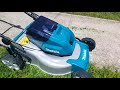 Makita X2 18" Steel Deck Lawn Mower
