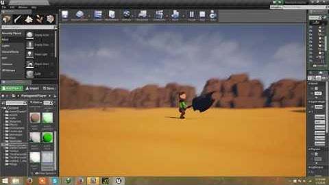 Unreal cell shaded game prototype #1