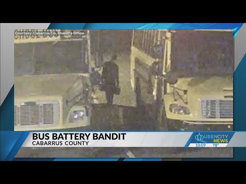 Man steals batteries from Northwest Cabarrus Middle School buses: Sheriff