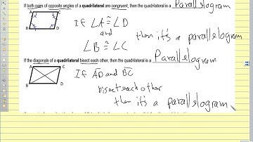 Geometry 2018 6.3 What Makes a Parallelogram