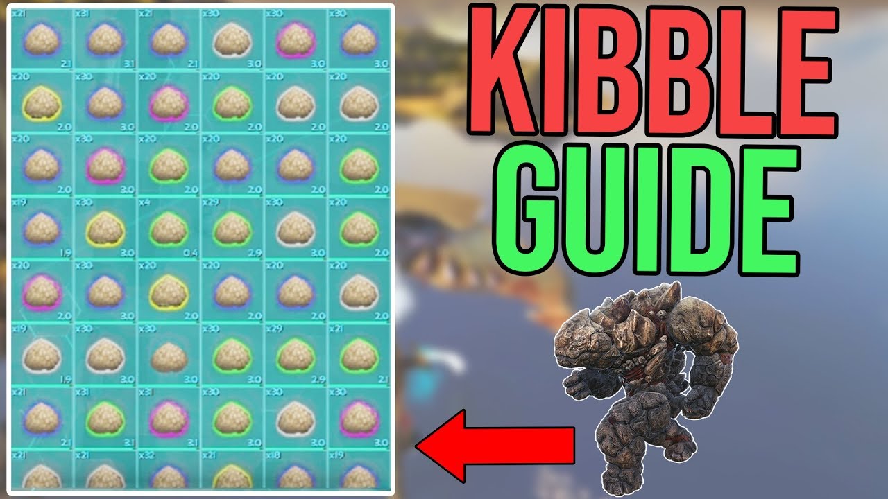 Ark Kibble Chart