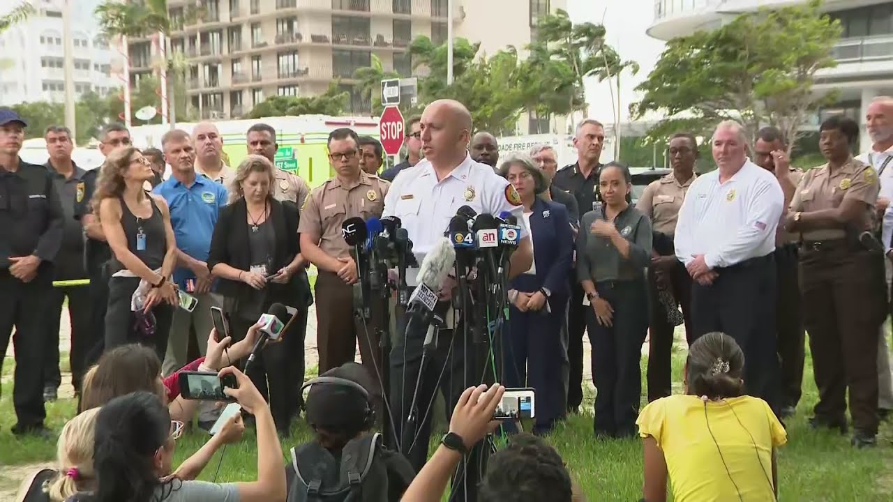 VIDEO NOW: Officials provide an update on the Miami-area condo collapse ...