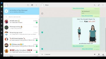 How to forward multiple messages in whatsapp web