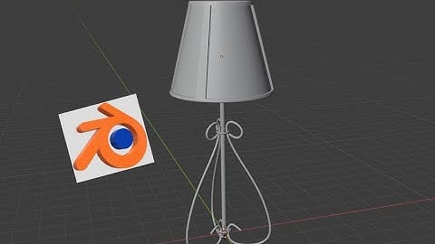 modeing a floor lamp in BLENDER 2.9 . No.15