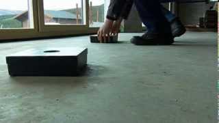 Concrete Flooring RH Testing Tramex Hygrometer HYGHMM Tramex Hygrohood 