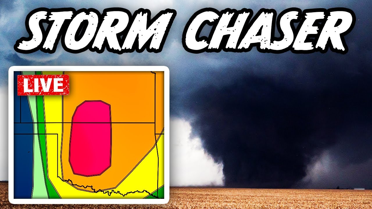 🔴Kansas/Oklahoma STRONG Tornado Threat! LIVE STORM CHASER! - YouTube
