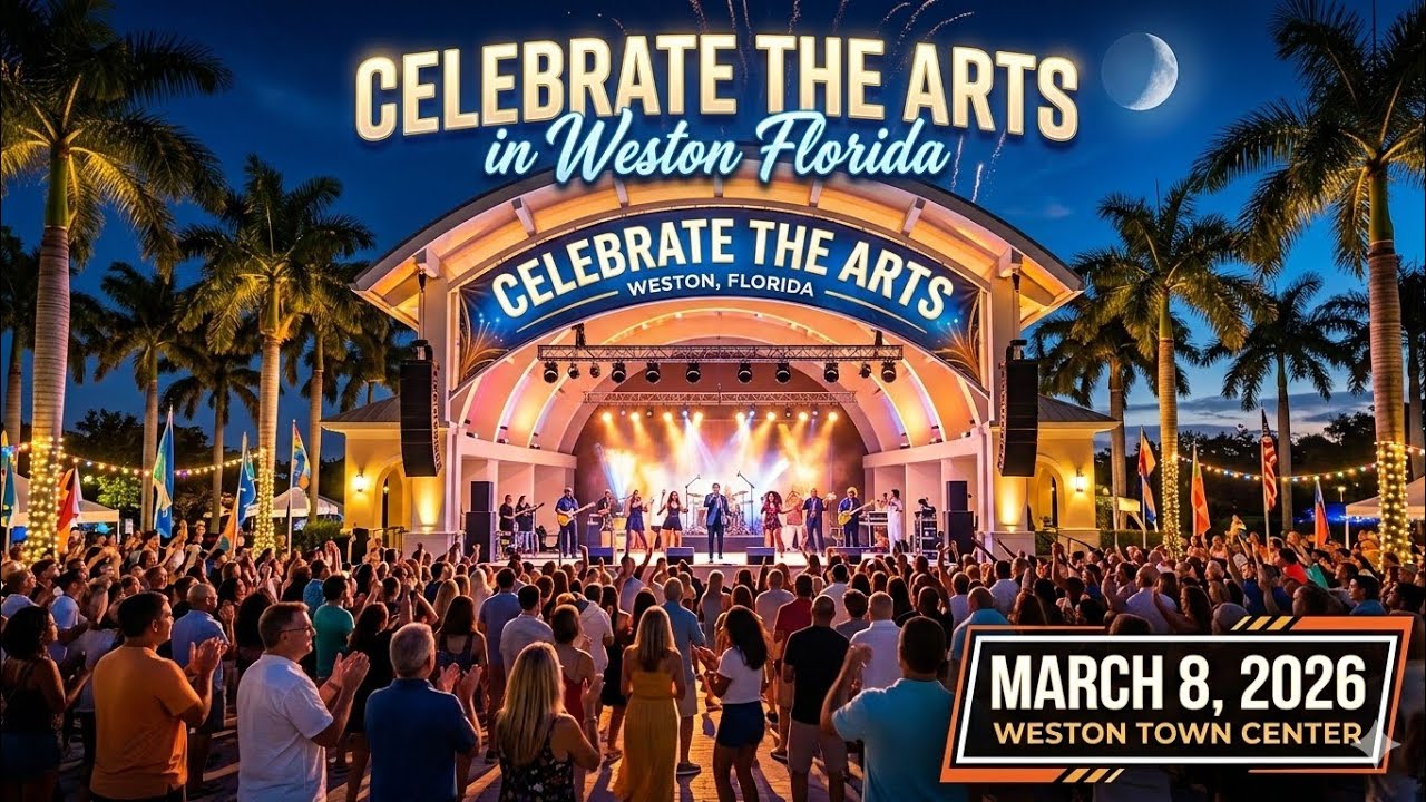 Celebrate the arts at Weston Town Center on 03/08/2026