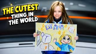 Diana's Drawing is the Cutest Thing You'll See Today!