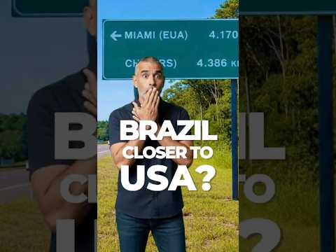 Brazil is Closer to the USA than to... Brazil? 🇺🇸🤯