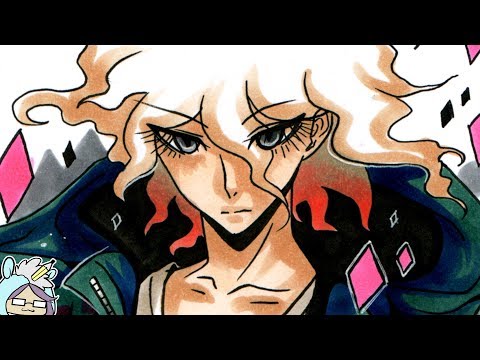 Drawing Nagito Komaeda from Danganronpa 2