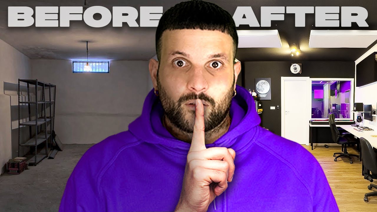 Da garage ABBANDONATO a studio di REGISTRAZIONE 🎤