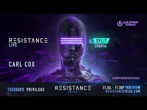 Carl Cox DJ mix @ Ultra Croatia: Resistance 2018 - Day 2 (BE-AT.TV)