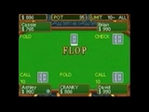 SEGA Casino Nintendo DS Gameplay - Texas Hold 'em