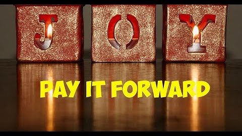 REJOICE- PAY IT FORWARD | Homily for the third Sunday of Advent| Year C | Gaudete Sunday