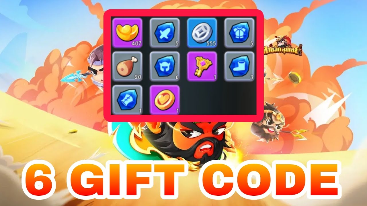 [ Gift Code ] สามก๊ก:ลุยเลย! All 6 Gift code - How to redeem code