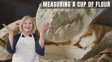 How to accurately measure a cup of flour
