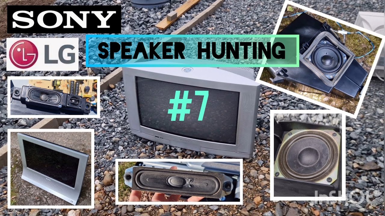 Speaker Hunting #7 | Active Philips CRT Subwoofer, Tiny Sony LCD With A 2.1 System And Alot More!