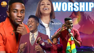 NEW Compilation WORSHIP and PRAISE - Minister GUC, Moses Bliss, Sinach singing🎤