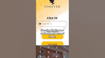 how to set My Forever india app password reset process #foerverlivingproducts #partimenonphonework
