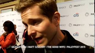 Matt Czuchry The Good Wife Interview PaleyFest 2015