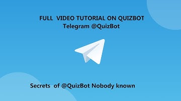 Full quiz Bot video Tutorial #Quiz_Bot #Telegram #Bot quiz bot se question kaise banaye