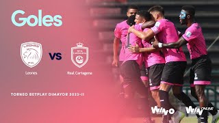 Leones vs. Real Cartagena (goles) | Torneo BetPlay Dimayor 2023 2 | Fecha 16