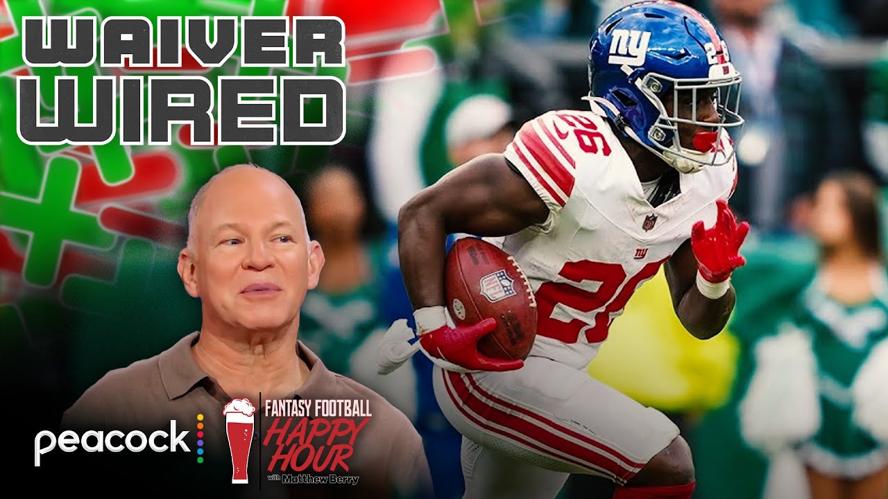 Snatch up RBs Devin Singletary, Davis on Week 10 waivers | Fantasy Football Happy Hour | NFL on NBC