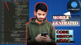 Code Editor App Create On Ai | Make Android App On Mobile X cyber 0 screenshot 2