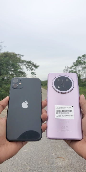Compare Camera 📹 Apple Iphone 11 VS Honor X9c