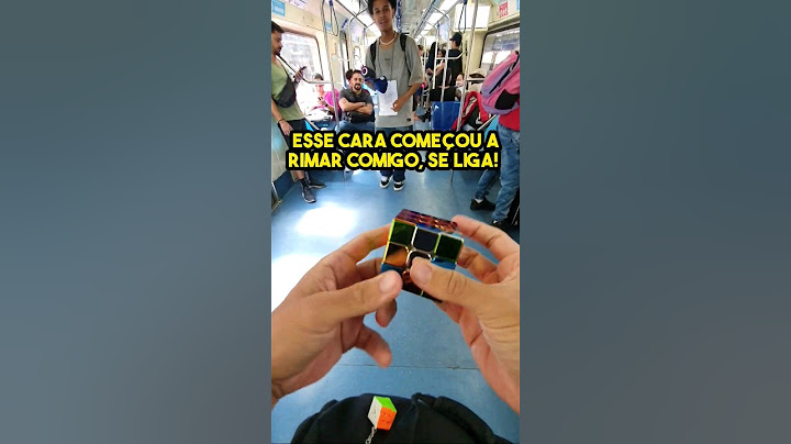 Esse cara começou a RIMAR com o CUBO MÁGICO 🔥